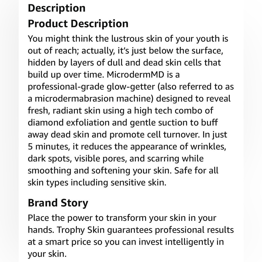 NEW Trophy, SKIN Microderm, MD professional Grade home microdermaabrasion system - Picture 9 of 10